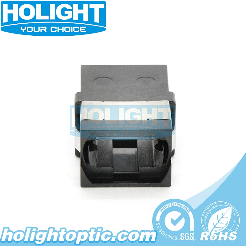 MPO Adapter SC Footprint Black without Flange Type