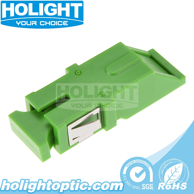 Swing Shutter SC/APC Simplex Single Mode Adapter without Flange
