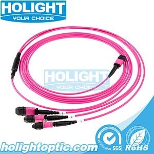 24Fibers MPO-8fibers 3xMPO OM4 mini 3.0mm Fiber Optic Patch Cable