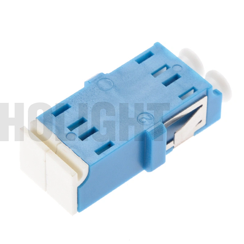 LC/PC to LC/PC Inner Shutter optical cable adapter Duplex without flange/with Y-shaped dust cap