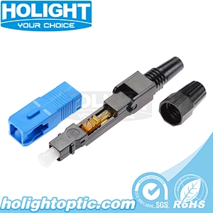 SC/UPC Pre-polished Ferrule Single Mode Blue Fast Connector