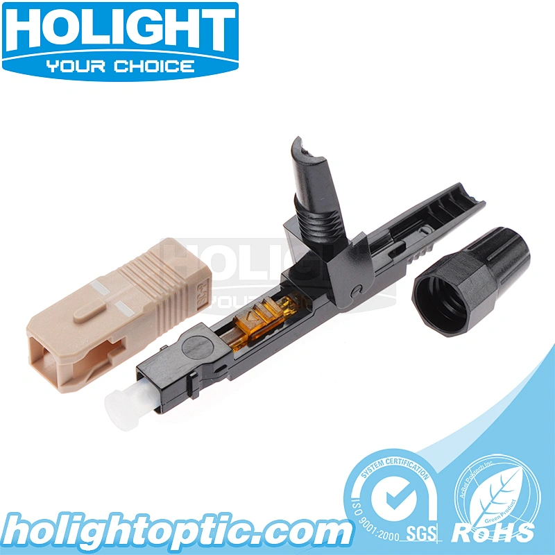 SC/UPC Pre-polished Ferrule Multimode Beige Fast Connector