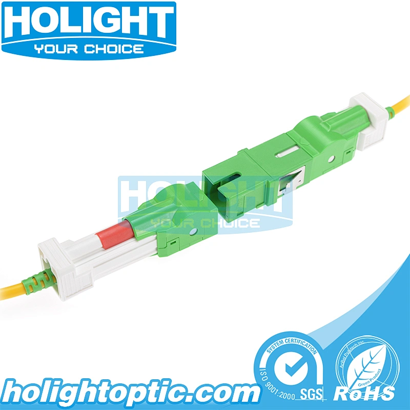 Fiber Optic SC/APC to SC/APC Single mode Simplex 3.0mm Shutter Patch Cable