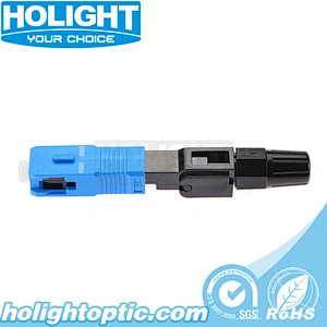 SC/UPC Pre-polished Ferrule Single Mode Blue Fast Connector