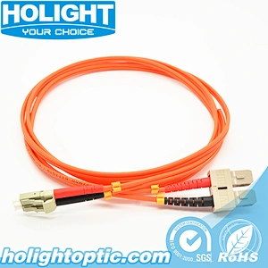 LC to SC Multimode Duplex 3.0mm fiber optic patch cable