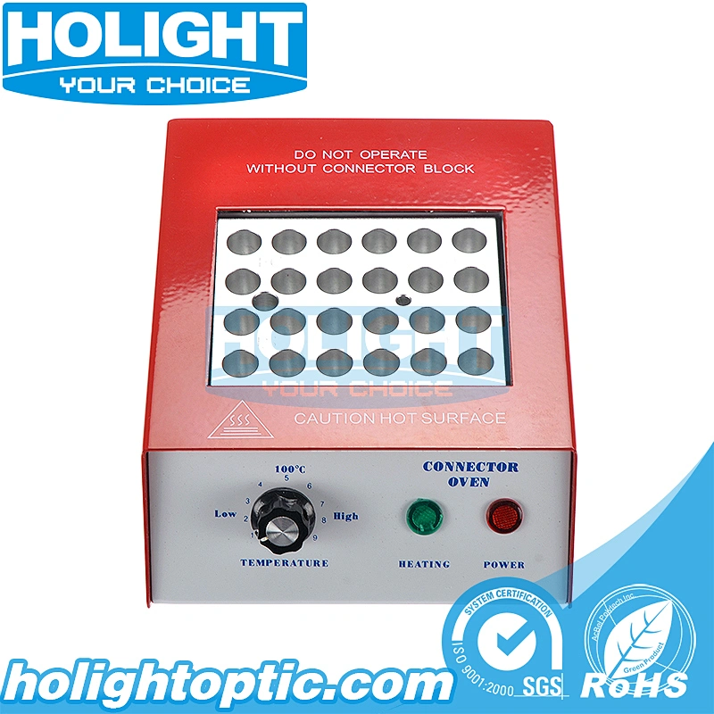 110V 24 Ports Connector Heat Cure Oven With Thermometer (FC/ST/D4/SMA/SC)