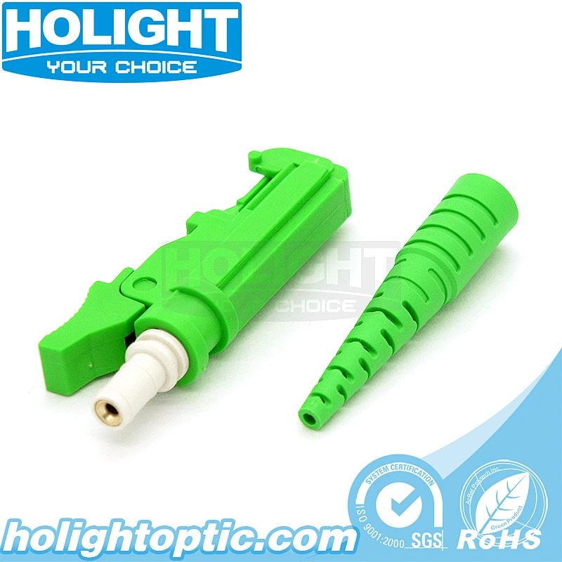 E2000/APC 0.9mm Simplex Single Mode Fiber Optic Connector Kit