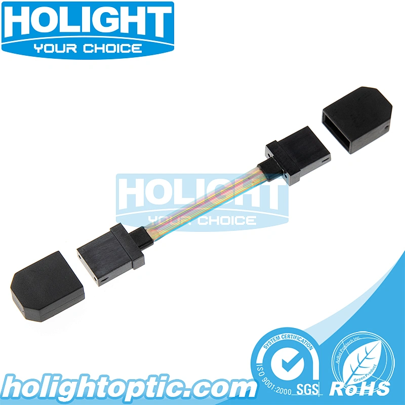 MPO to MPO Single mode 12 core ribbon fiber optic patch cable