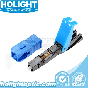 SC/UPC Pre-polished Ferrule Single Mode Blue Fast Connector