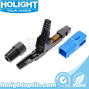 SC/UPC Pre-polished Ferrule Single Mode Blue Fast Connector