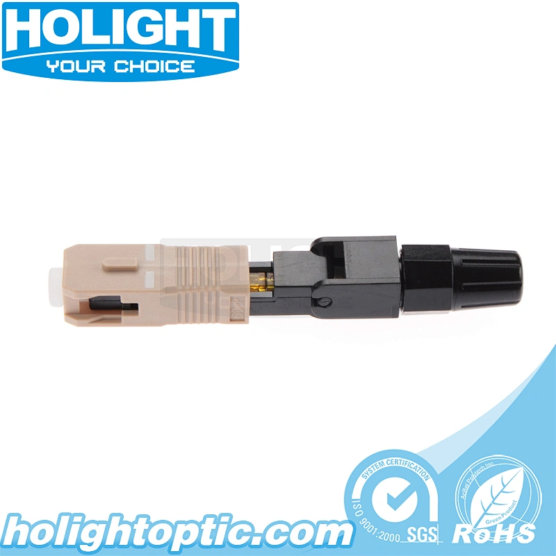 SC/UPC Pre-polished Ferrule Multimode Beige Fast Connector
