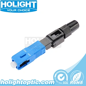 SC/UPC Pre-polished Ferrule Single Mode Blue Fast Connector