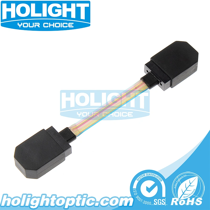 MPO to MPO Single mode 12 core ribbon fiber optic patch cable