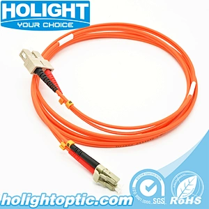 LC to SC Multimode Duplex 3.0mm fiber optic patch cable
