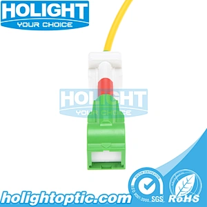 Fiber Optic SC/APC to SC/APC Single mode Simplex 3.0mm Shutter Patch Cable