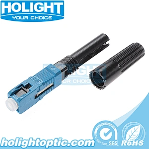 SC/UPC Pre-polished Ferrule Single Mode Blue Fast Connector