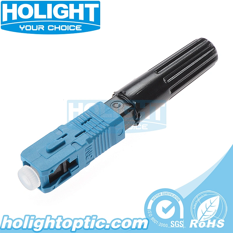 SC/UPC Pre-polished Ferrule Single Mode Blue Fast Connector