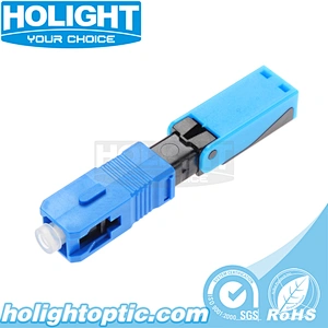 SC/UPC Pre-polished Ferrule Single Mode Blue Fast Connector