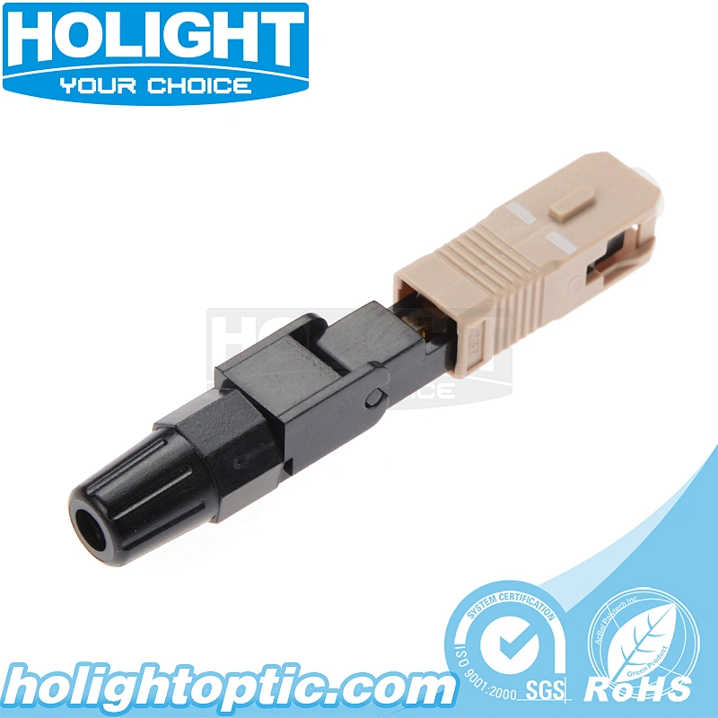 SC/UPC Pre-polished Ferrule Multimode Beige Fast Connector