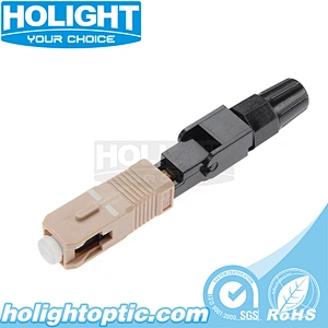 SC/UPC Pre-polished Ferrule Multimode Beige Fast Connector