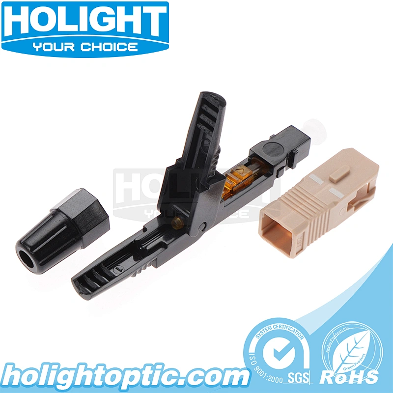 SC/UPC Pre-polished Ferrule Multimode Beige Fast Connector
