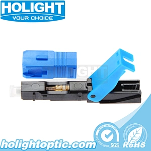 SC/UPC Pre-polished Ferrule Single Mode Blue Fast Connector
