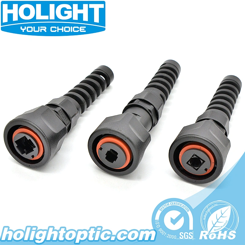 IP67 ODVA Waterproof Fiber Opitc Connector for SC, LC and MPO