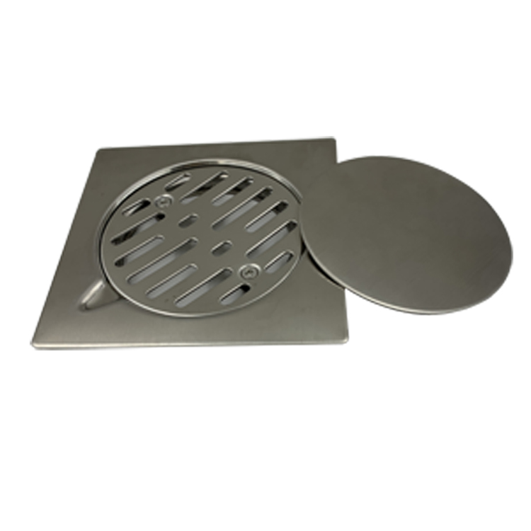15 * 15 Douleur de douche Doudeur en acier inoxydable avec grille de fil de coin 304 drains