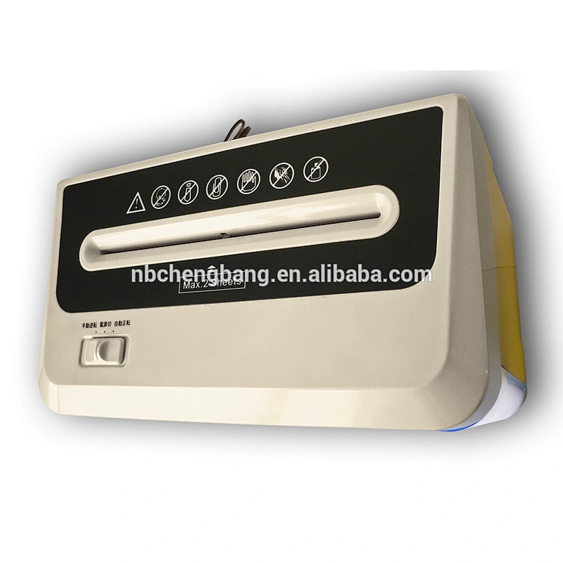 2016 fasionable design elcetric desktop cheap A4 A5micro cross cut document paper shredder for household