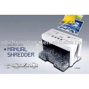 Multifunction crosscut paper shredder