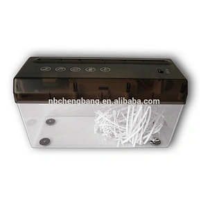 desktop/table mini USB portable powered battery strip cut paper shredder