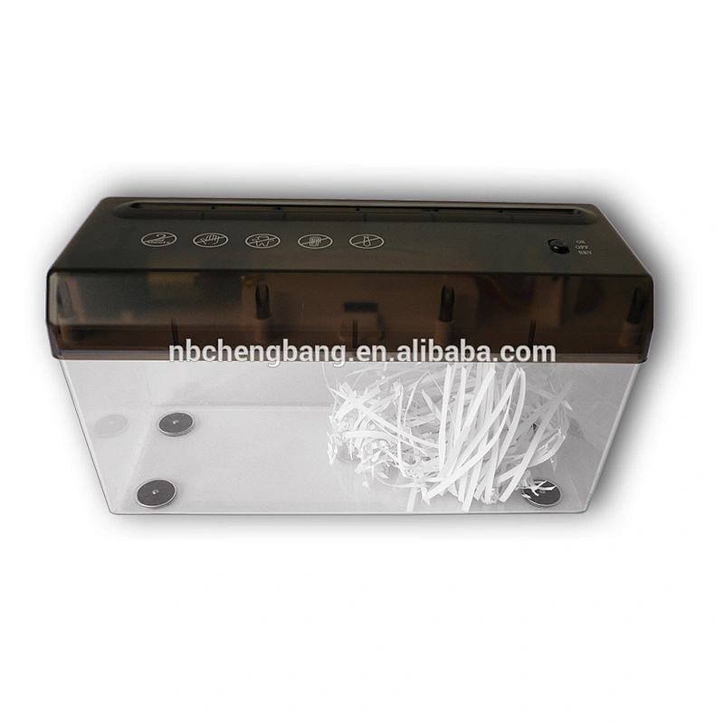 desktop/table mini USB portable powered battery strip cut paper shredder