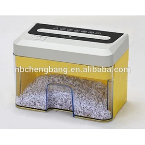 2016 fasionable design elcetric desktop cheap A4 A5micro cross cut document paper shredder for household