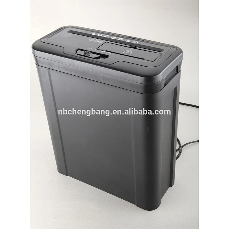 Auto on/ FWD/ Rev overload protection strip cut 7 sheets document A4 paper shredder
