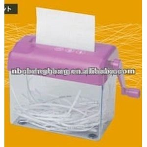 A5 manual paper shredder
