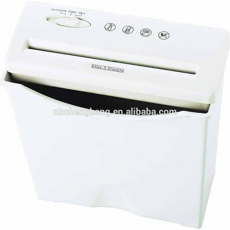 CE GS certificate German 5 sheets strip cut paper shredder machine for home and office