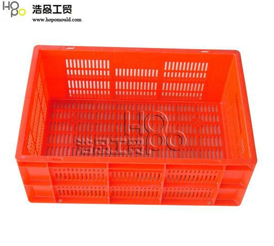 red fruit crate