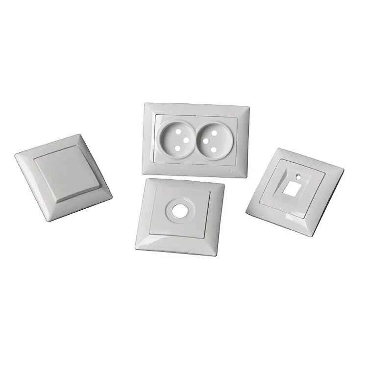 Household Injection Moulded Plastic Switch Plate Outlet Cover