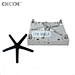 plastic office chair base mould manufacture