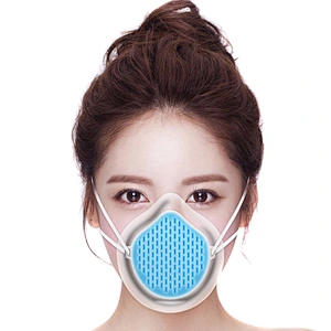 In 2020, the new Mq1 silicone protective mask with four layers of filtration can prevent covid virus haze and pollen dust from being washed and reused directly