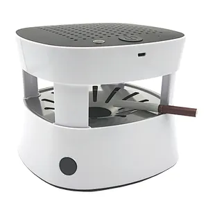 Electronic intelligent ashtray desktop air purifier second hand smoke prevention composite filter element purifying odor smokeless ashtray