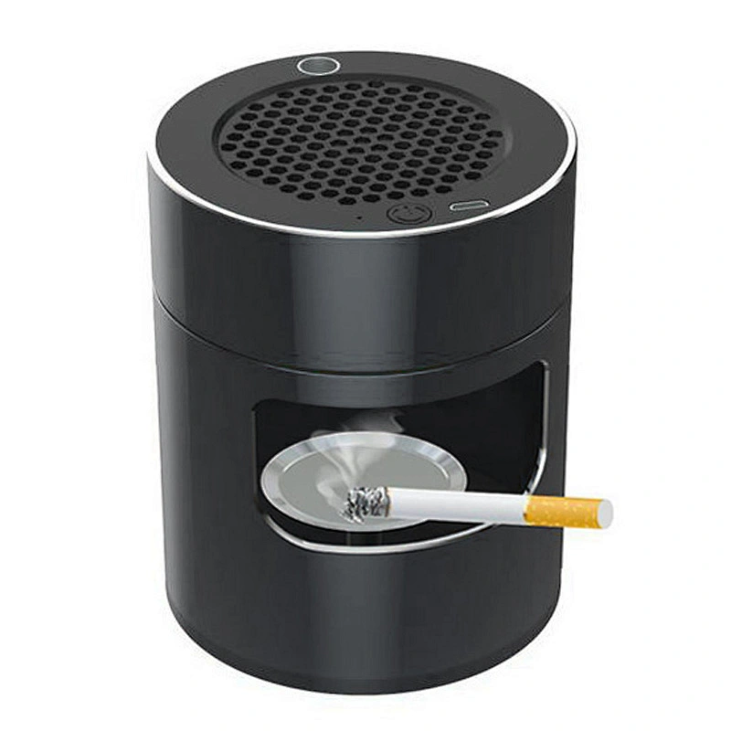 Electronic intelligent ashtray desktop air purifier C anti second hand smoke purification odor smokeless ashtray