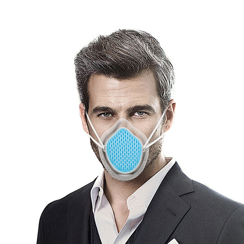 In 2020, the new Mq1 silicone protective mask with four layers of filtration can prevent covid virus haze and pollen dust from being washed and reused directly