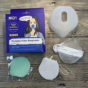 In 2020, the new Mq1 silicone protective mask with four layers of filtration can prevent covid virus haze and pollen dust from being washed and reused directly