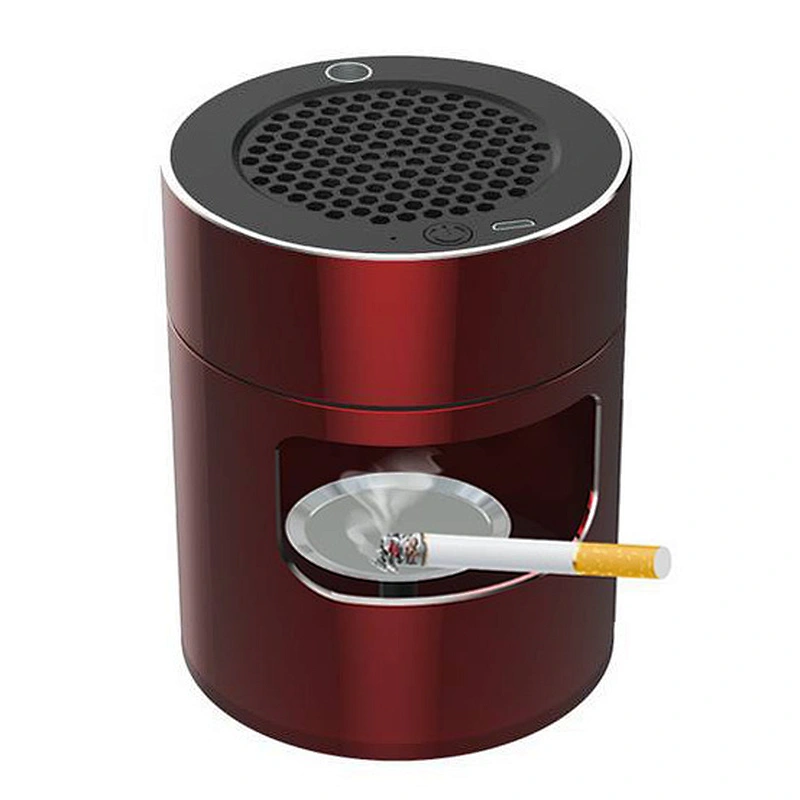 Electronic intelligent ashtray desktop air purifier C anti second hand smoke purification odor smokeless ashtray