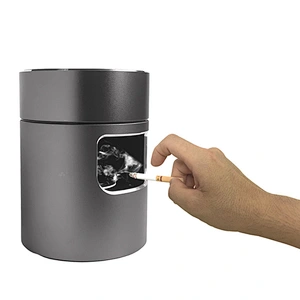 Electronic intelligent ashtray desktop air purifier C anti second hand smoke purification odor smokeless ashtray