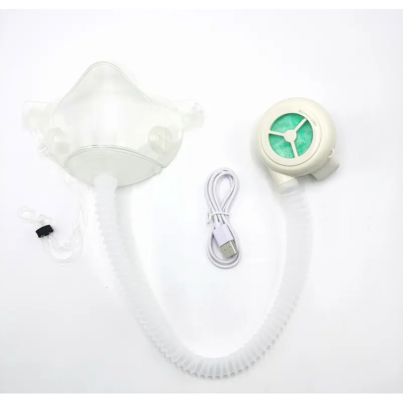 2021 Personal Mini Electrical Portable Wearable Facial purifier Electric Transparent Face Mask