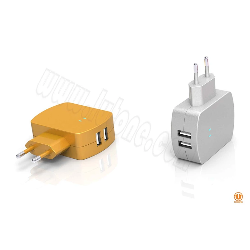 TC02B6-12W Dual USB Wall Charger