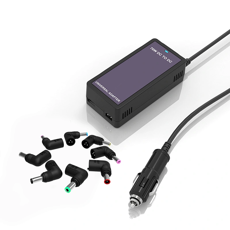 TA09C3-90W Universal Laptop Car Adapter with USB