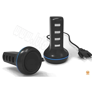 TW04A1-30W 4-Ports USB Tower Charger Station